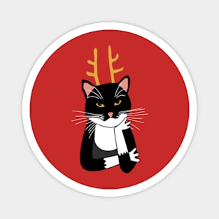 Sarcastic Christmas Cat Magnet